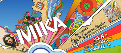 Capture du site de Mika
